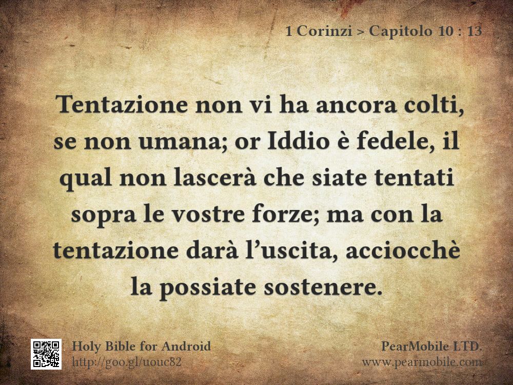 1 Corinzi, Capitolo 10:13